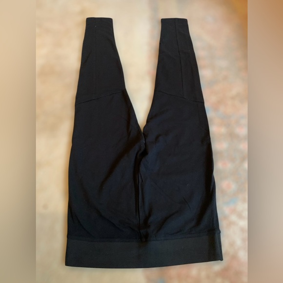 NWT Black Two-Tone Faux Leather Full Length Skinny Leggings Justice Brand Size M - Picture 8 of 11